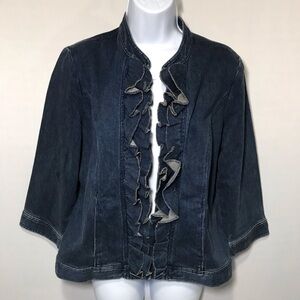 Chico’s Jean Jacket Size 1